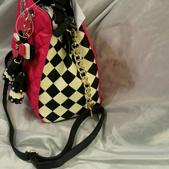 Betsey johnson satchel single handle NWT - Picture 2 of 5