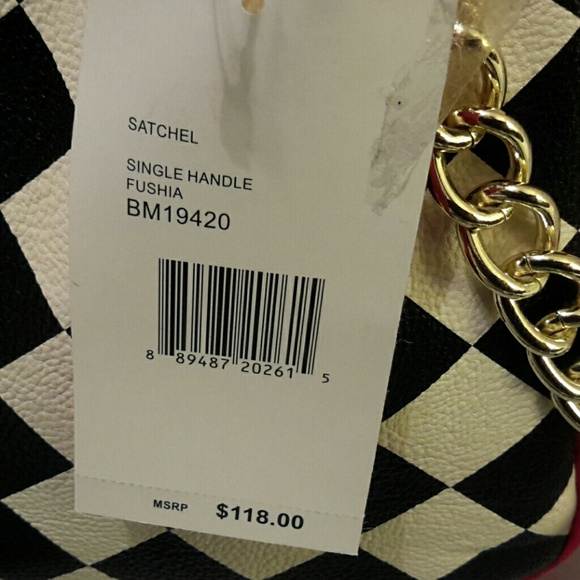 Betsey johnson satchel single handle NWT - Picture 5 of 5