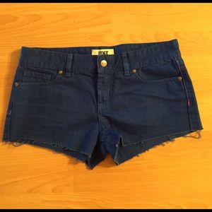 VS Pink blue cut off shorts