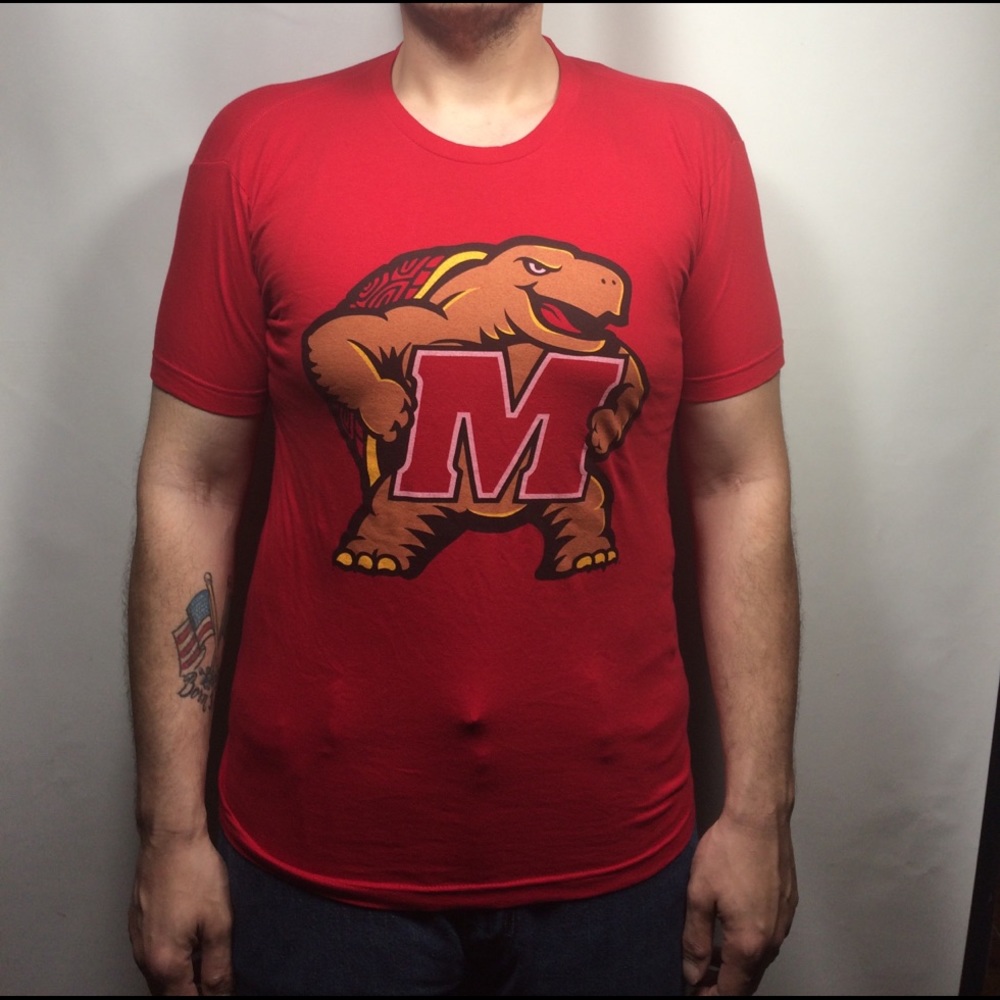 Men's size large graphic tee Maryland terrapins