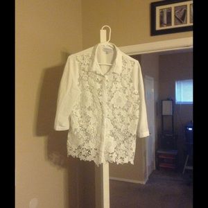 August Silk Foral cut out blouse