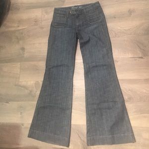 Anthropologie Level 99 wide leg denim jeans