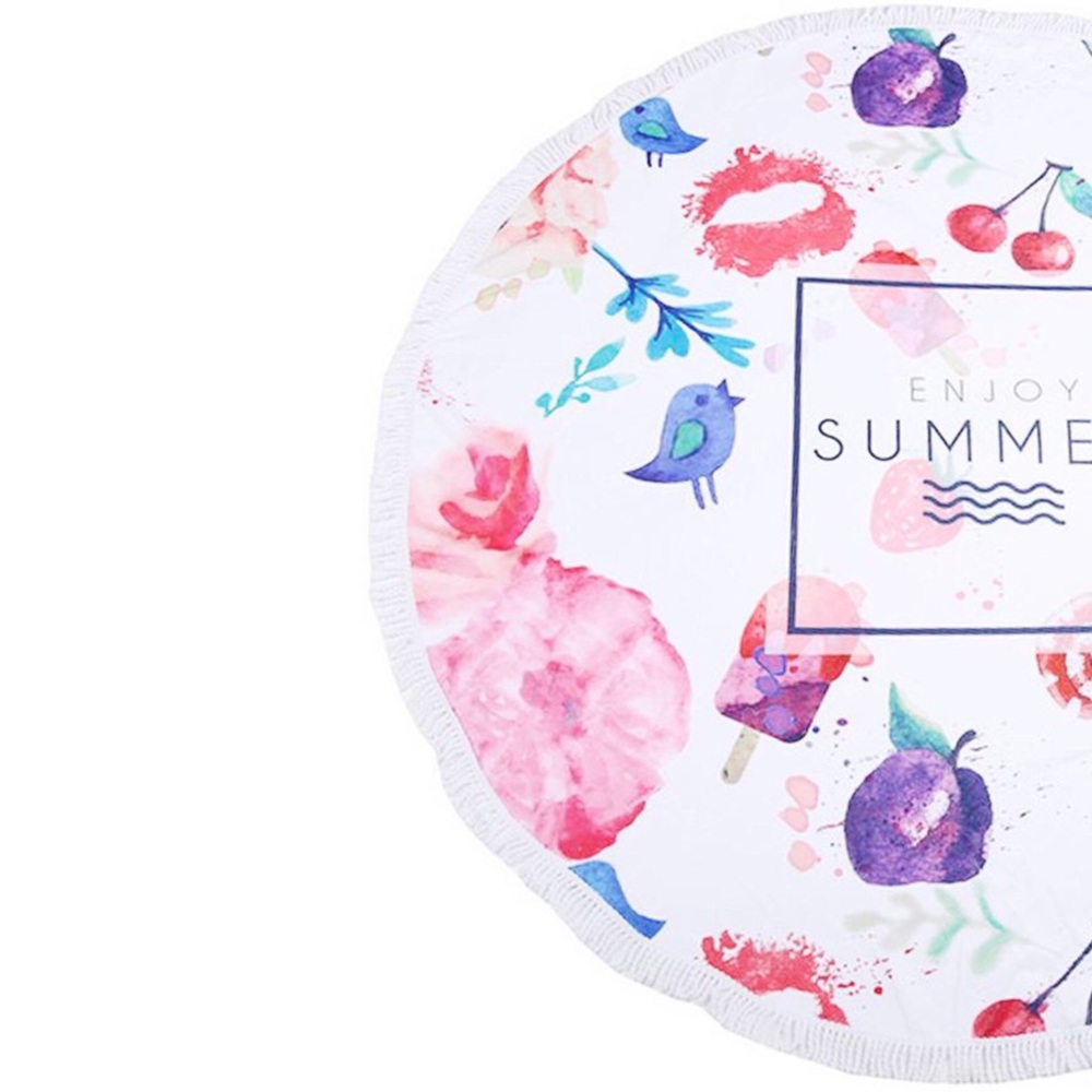 Fruit Print 100% Cotton Beach Towel ( Thick )