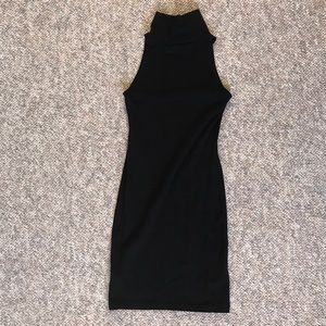 American Apparel turtleneck black dress.