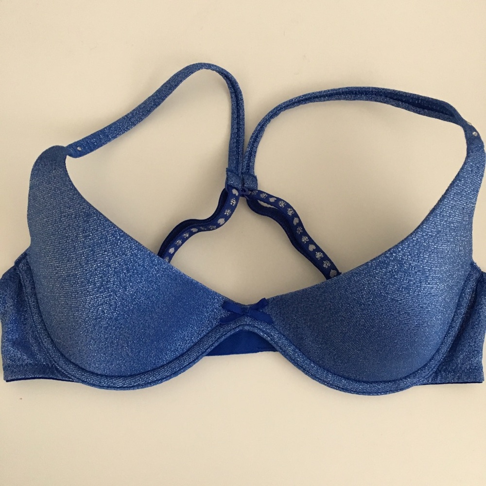 Victoria's Secret PINK Lightly Lined Glitter Bra