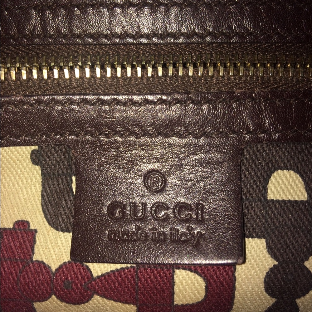 $900 guccissima leather hobo chocolate - Picture 5 of 8