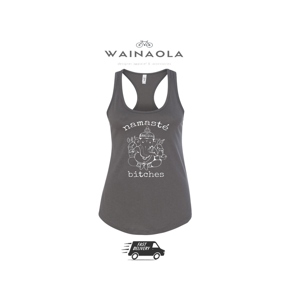 Namaste Bitches Women Yoga Workout Tanktop