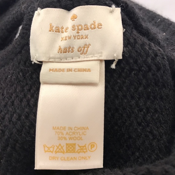 Kate Spade Bow Beanie - Picture 3 of 4