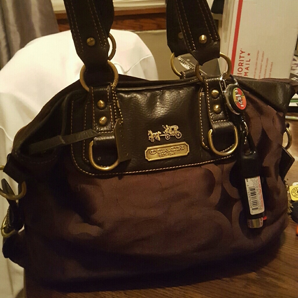 Espresso LG Chocolate coach bag
