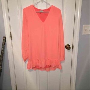 Bright Pink Shift Dress