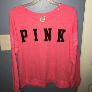 VS pink long sleeve shirt