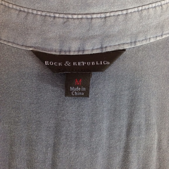 DONATED Rock & Republic Button-Down Shirt - Picture 4 of 7