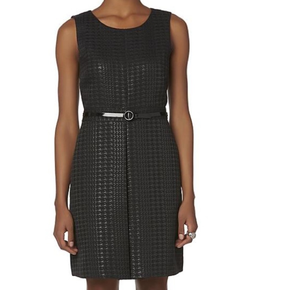 ❤️NWT COVINGTON PLEATED BLACK DRESS SIZE 12