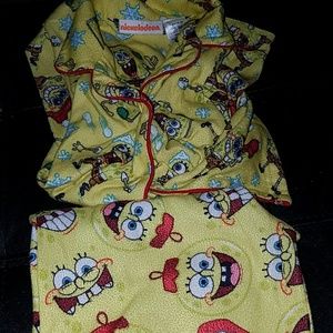 Spongebob boys pj set size 8