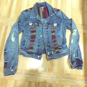 FREE PEOPLE JEAN JACKET SIZE 2