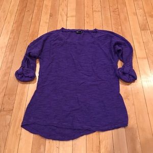 Purple Crew Neck Sweater