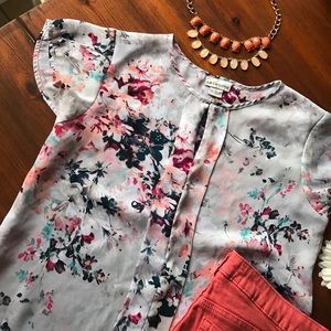 🇺🇸 FLORAL Liz Claiborne blouse 🇺🇸