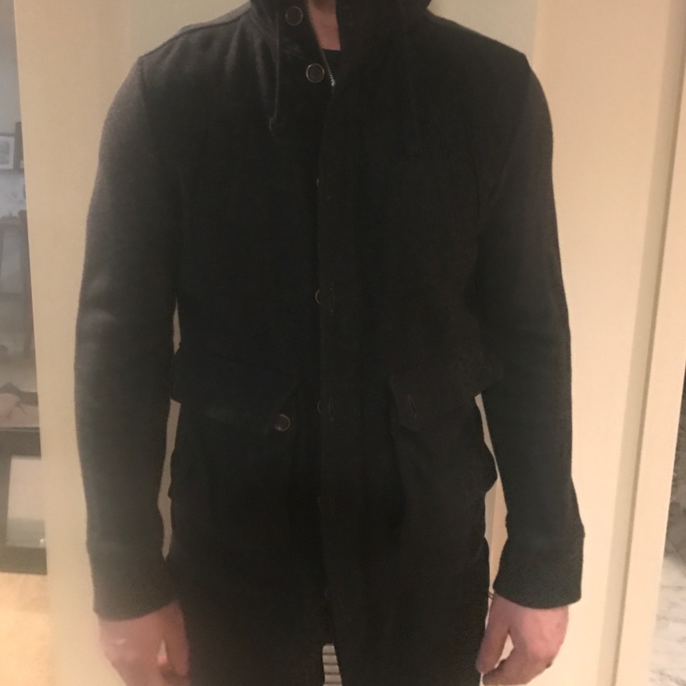 Banana Republic Hooded Military Jacket