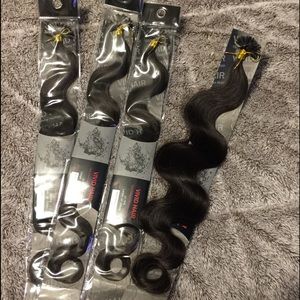 U tip wavy REAL hair extensions