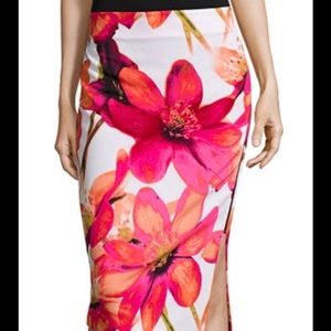 🎀NWT WORTHINGTON PETITE FLORAL SKIRT SIZE 12P