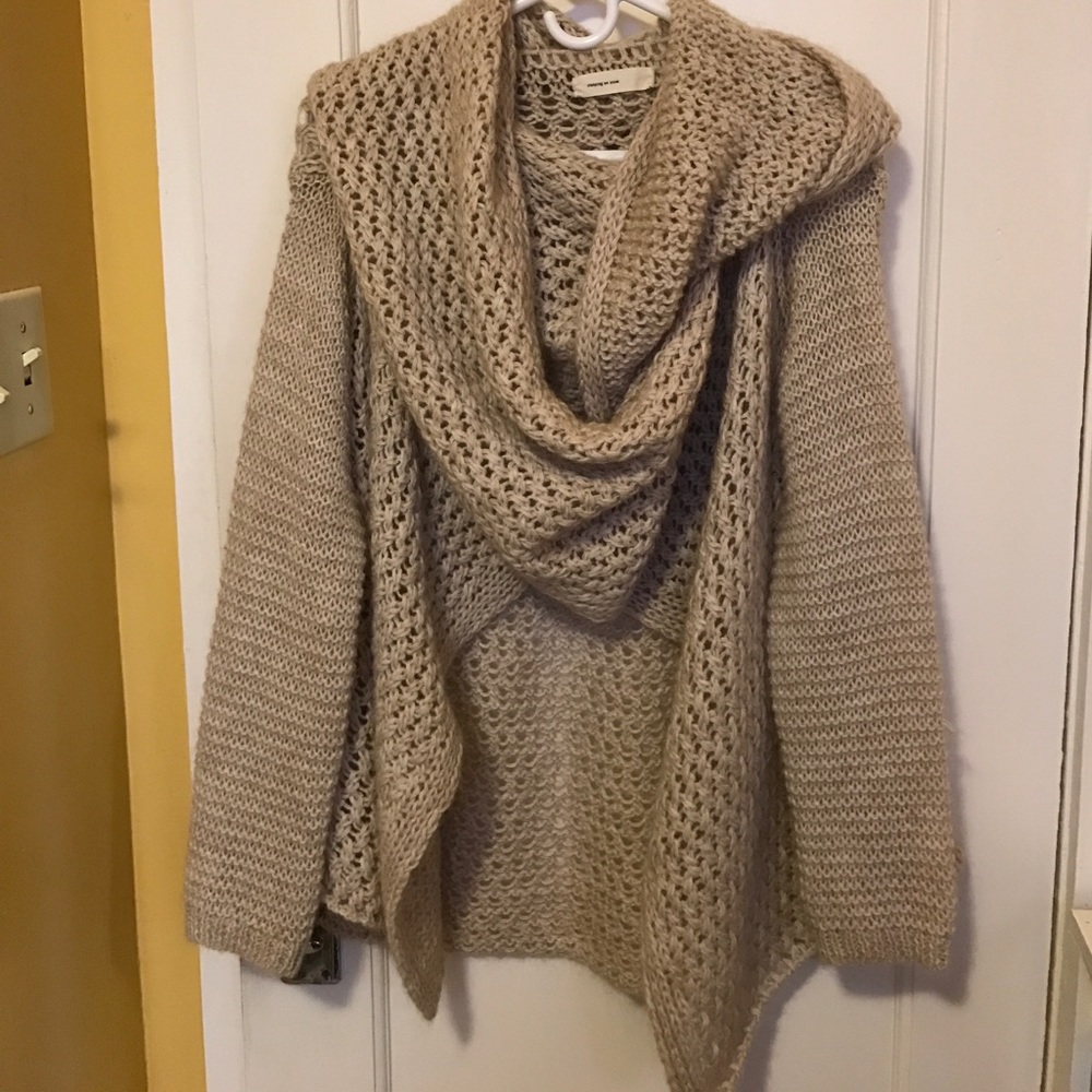 💥SOLD💥SLEEPING ON SNOW Oversized Cardigan NWOT - Picture 1 of 8