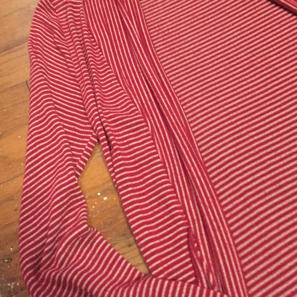 Red and white striped cardigan 🌹 - Picture 2 of 2