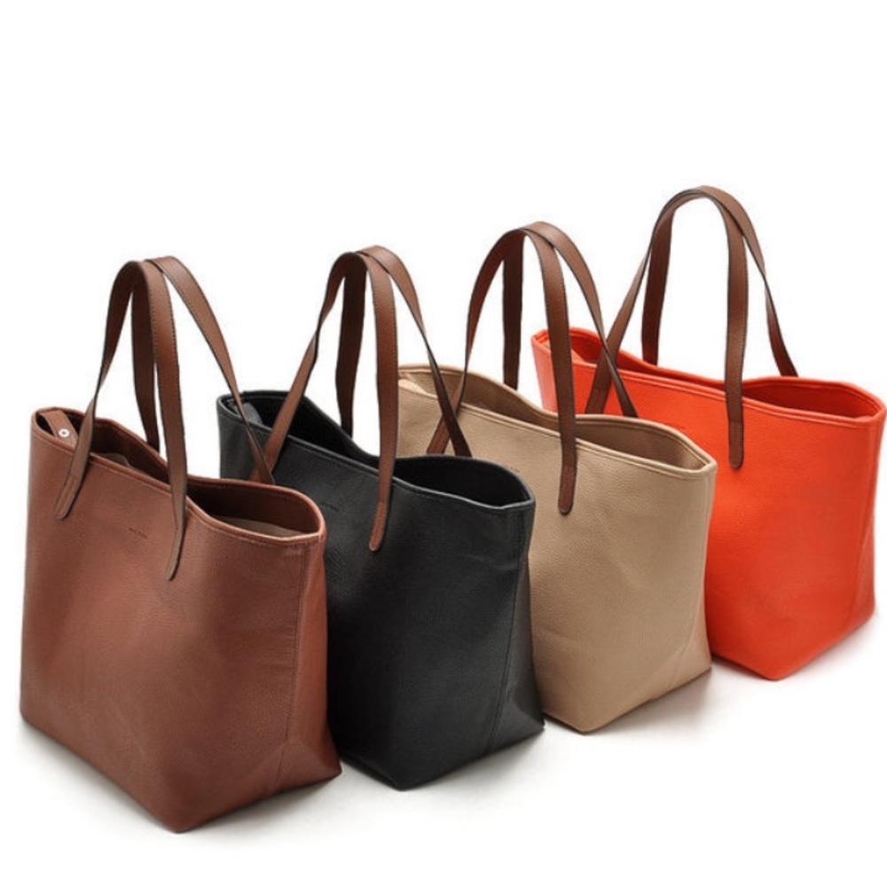 NWT dark brown tote