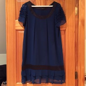 Shear royal blue dress