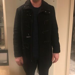 Long military style peacoat Jacket