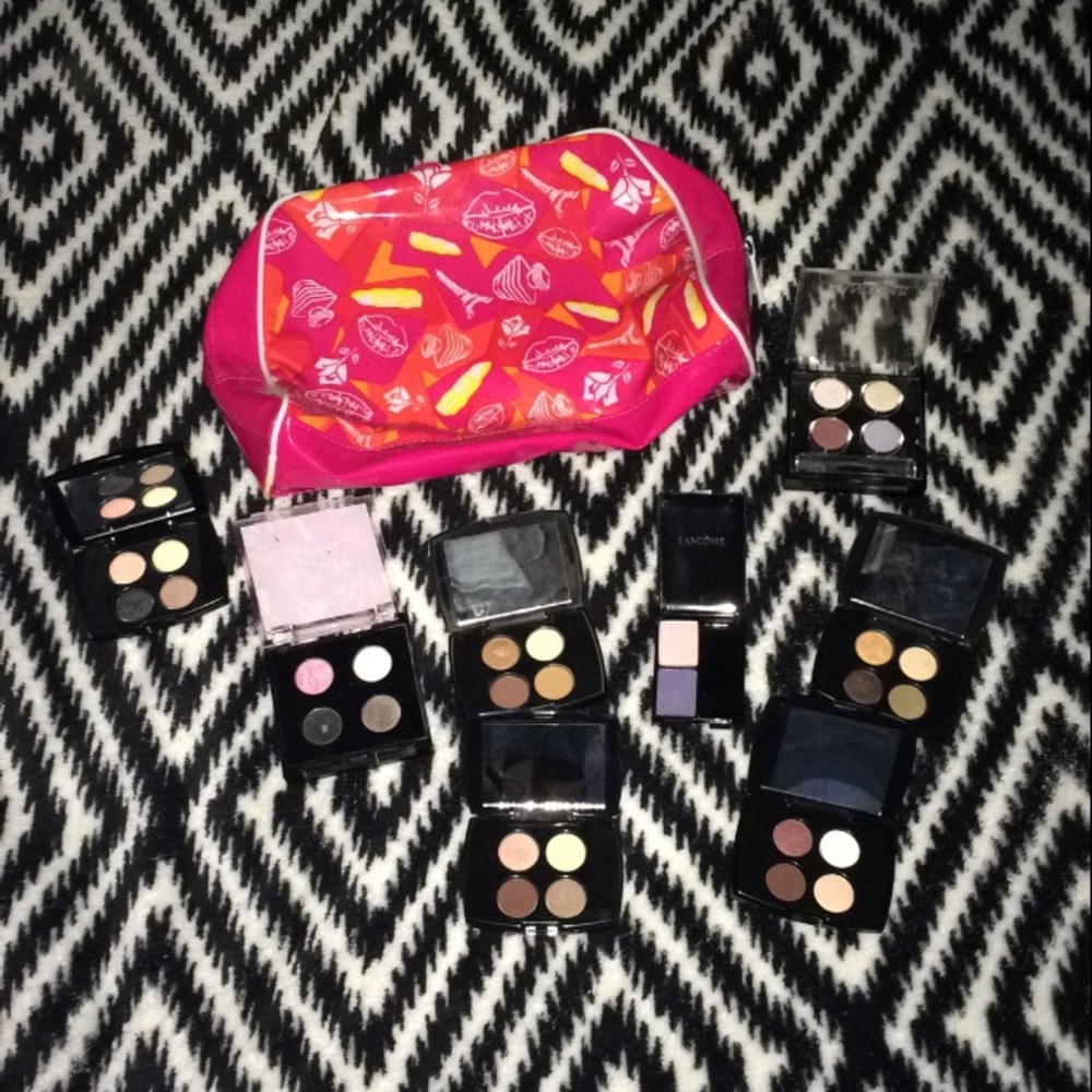 Lancôme eye shadow bundle!! (WITH MAKE UP BAG!!!