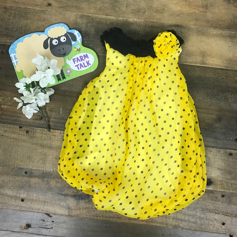 6 months Yellow & Black Baby Jumpsuit 🎀