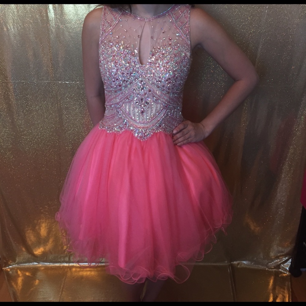Pink Tulle Party Dress