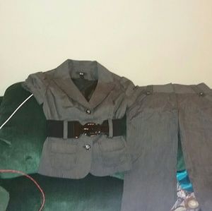 NWOT BCX Ladies Suit  Jacket Size(L),  Pants(3)