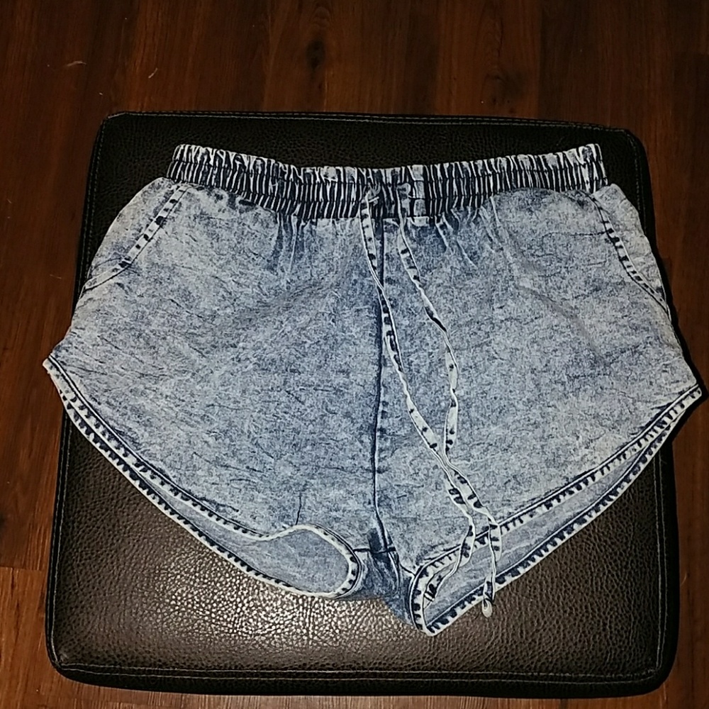 Denim shorts