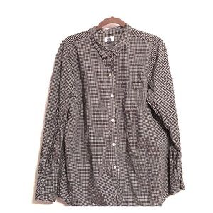 Tall Black & White Gingham Button Down