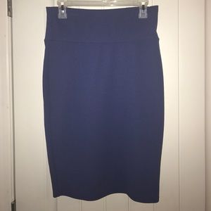 Blue Lularoe Cassie Skirt. NWT