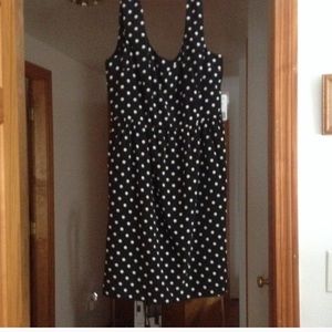 Prom simple Polka dot dress never worn