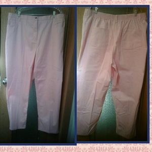 NWOT Pink (97% cotton/3% spandex) pants
