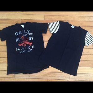 2 Crew Cuts boys size 6-7 shirts