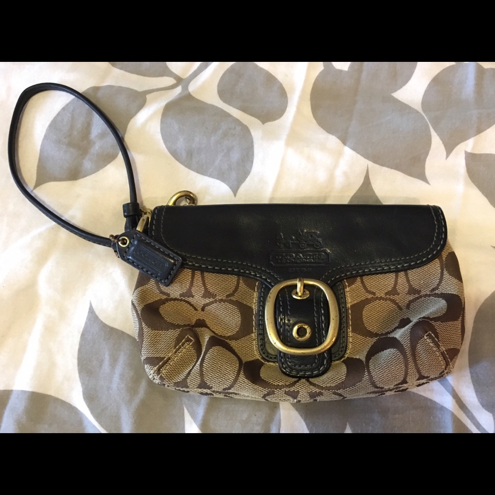 Authentic Coach Wristlet