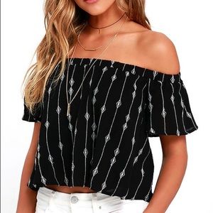Lulus Off Shoulder Blouse