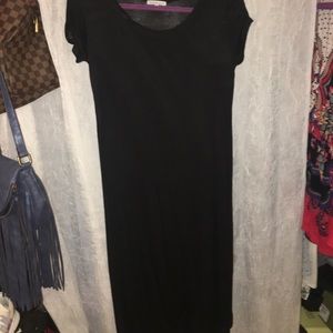 Long slit shirt