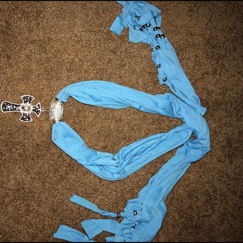 Beautiful jewelry scarf