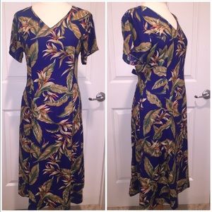 True Vintage Hawaiian Dress Bird of Paradise S/6