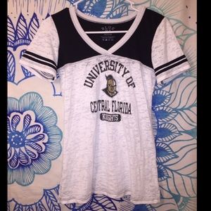 UCF Black & White Sheer Shirt