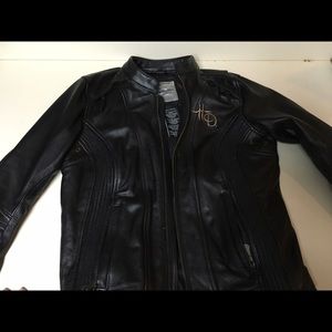 Harley (small) women's leather motorcycle jacket