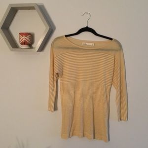 Madewell yellow top size small