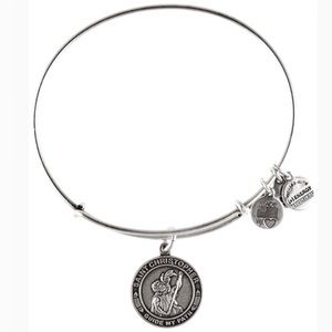 Alex and Ani Silver Saint Christopher Bracelet