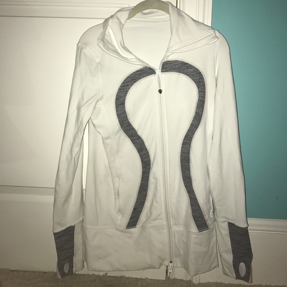 Lululemon White Work Out Jacket - image 1