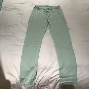 Women's Mint Green Hudson Jeans Size 28